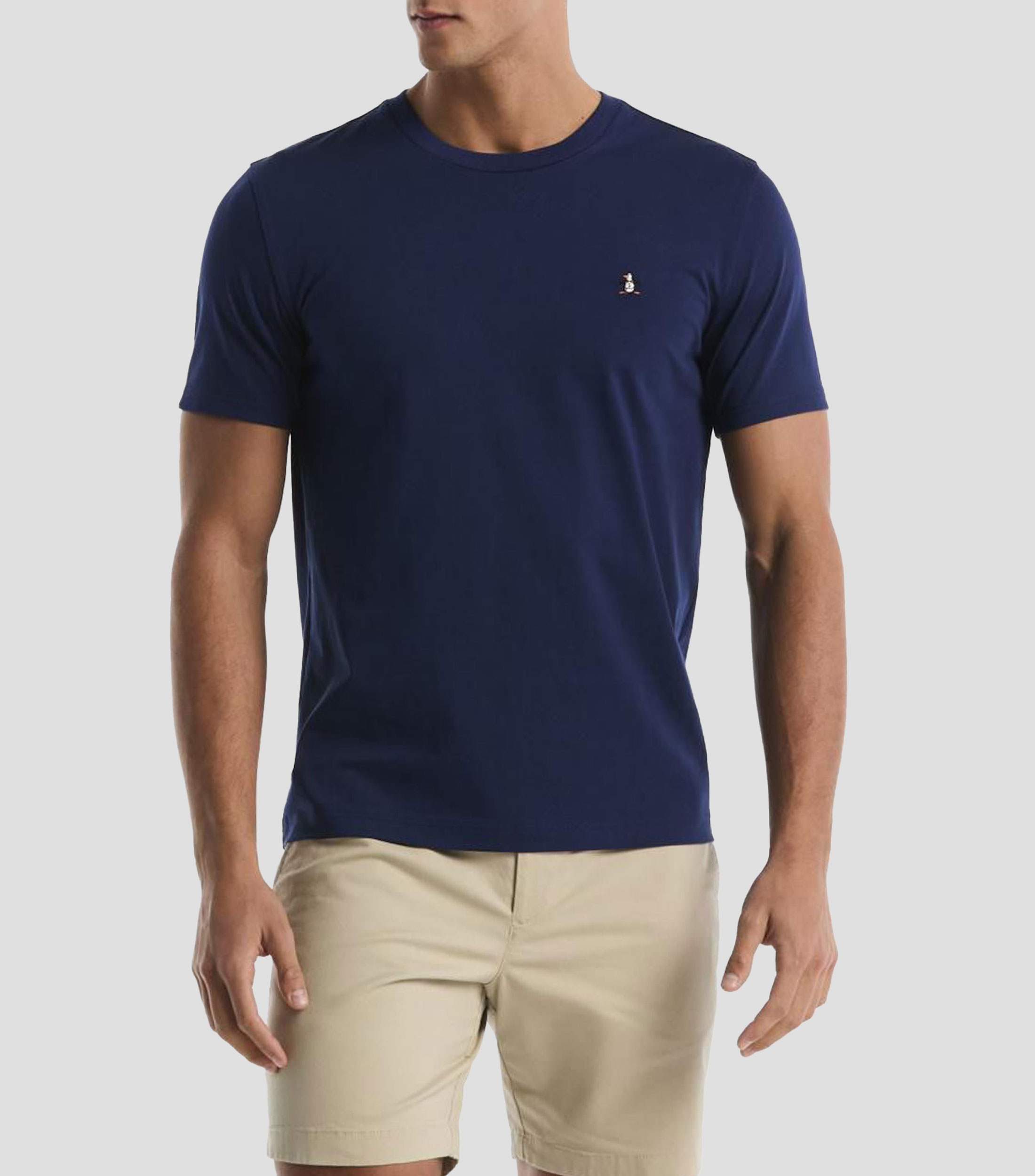 Playera cuello redondo manga corta lisa Hombre